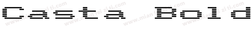 Casta Bold Expanded字体转换